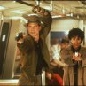 Still of Bill Paxton and Maria Conchita Alonso in Predator 2