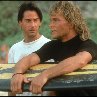 Still of Keanu Reeves and Patrick Swayze in Point Break