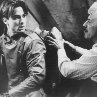 Still of Alan Arkin and Billy Campbell in The Rocketeer