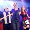 Still of Rainn Wilson, Josh Gad and Emma Stone in The Rocker