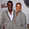 Eva Pigford and Lance Gross at event of Meet the Browns