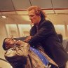 Still of Wesley Snipes and Bruce Payne in Passenger 57