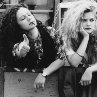 Still of Drew Barrymore and Sara Gilbert in Poison Ivy