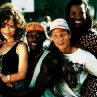 Woody Harrelson, Wesley Snipes, Rosie Perez and Tyra Ferrell in White Men Can't Jump