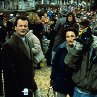 Still of Bill Murray, Andie MacDowell and Chris Elliott in Groundhog Day