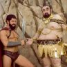 Still of Ken Davitian and Sean Maguire in Meet the Spartans