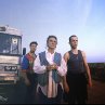 Still of Terence Stamp, Guy Pearce and Hugo Weaving in The Adventures of Priscilla, Queen of the Desert