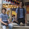 Still of Jesse Eisenberg and Martin Starr in Adventureland