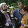 Still of Simon Callow, John Hannah and Charlotte Coleman in Four Weddings and a Funeral