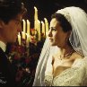 Still of Hugh Grant and Andie MacDowell in Four Weddings and a Funeral