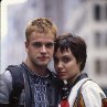 Still of Angelina Jolie and Jonny Lee Miller in Hackers