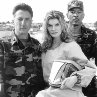 Morgan Freeman, Dustin Hoffman and Rene Russo in Outbreak