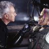 Still of Malcolm McDowell and Lori Petty in Tank Girl