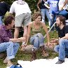 Still of Edward Norton, Keri Russell and Tim Blake Nelson in Leaves of Grass