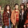 Still of Angelina Jolie, Hedy Burress, Jenny Lewis, Sarah Rosenberg and Jenny Shimizu in Foxfire