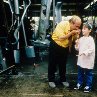 Still of Danny DeVito and Mara Wilson in Matilda