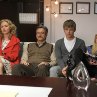 Still of Dermot Mulroney, Hope Davis, Max Thieriot and Britt Robertson in The Family Tree