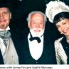 James Fox, Petr Shelokhonov, and Sophie Marceau after filming a scene for Anna Karenina, in St. Peterburg, Russia, in the Summer of 1996.