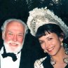 Petr Shelokhonov and Sophie Marceau after filming a scene for 'Anna Karenina' in St. Peterburg, Russia.