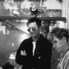 Wong Kar-Wai on the set with co-cinematographer Christopher Doyle