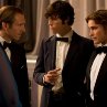 Ralph Fiennes, Christian T. Cooke and Tom Hughes in Cemetery Junction