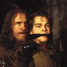 Still of Leonardo DiCaprio and John Malkovich in The Man in the Iron Mask