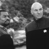 Still of LeVar Burton and Patrick Stewart in Star Trek: Insurrection