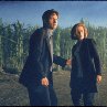 Still of Gillian Anderson and David Duchovny in The X Files