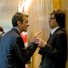 Still of Peter Capaldi and Chris Addison in In the Loop
