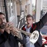 Still of Eric Cantona and Steve Evets in Looking for Eric