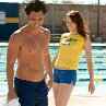 Still of Penn Badgley and Emma Stone in Easy A