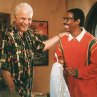 Still of Steve Martin and Eddie Murphy in Bowfinger