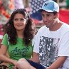 Still of Salma Hayek and Adam Sandler in Grown Ups