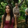 Still of Michael Caine, Dwayne Johnson and Vanessa Hudgens in Journey 2: The Mysterious Island