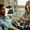 Still of Denzel Washington and Queen Latifah in The Bone Collector