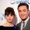 Felicity Jones and Ed Westwick at event of Chalet Girl