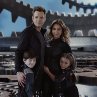 Still of Jessica Alba, Joel McHale, Mason Cook and Rowan Blanchard in Spy Kids: All the Time in the World in 4D