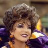 Joan Collins appears as Pearl Slaghoople, Wilma's mother