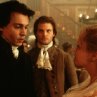 Still of Johnny Depp, Christina Ricci and Casper Van Dien in Sleepy Hollow