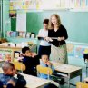 Roberta & Isabel in the classroom