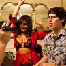 Still of Sunny Leone and Matt Bennett in The Virginity Hit