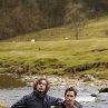 Still of Rob Brydon and Steve Coogan in The Trip