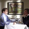 Still of Rob Brydon and Steve Coogan in The Trip