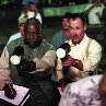 Still of John C. McGinley and Hank Aaron in Summer Catch