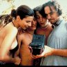 Alfonso Cuarón, Gael García Bernal, Diego Luna and Maribel Verdú in Y Tu Mamá También