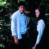 Still of Jake Gyllenhaal and Jena Malone in Donnie Darko