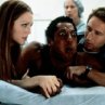 Still of David Duchovny, Julianne Moore and Orlando Jones in Evolution