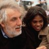 Phillip Noyce and Everlyn Sampi in Rabbit-Proof Fence