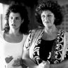 Still of Lainie Kazan and Nia Vardalos in My Big Fat Greek Wedding