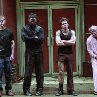 Still of William H. Macy, Michael Jeter, Sam Rockwell and Isaiah Washington in Welcome to Collinwood